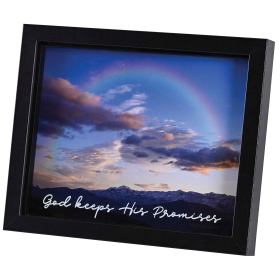 Framed Art God Keeps Promises 10x8