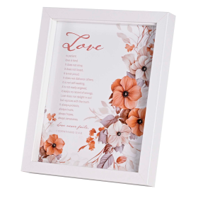 Framed Wall Art Love Is Patient 8x10