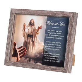 Framed Wall Art Home At Last 10x8