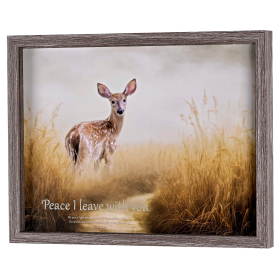 Framed Wall Art Peace I Leave With 14x11