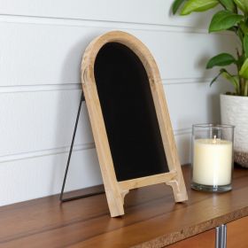 16" Natural Wood Tabletop Easel Chalk Board