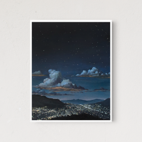 La Canada Night Lights (size: 8x10)