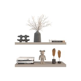 Belville Floating Shelves, 2 Shelves, 1.50" H (Color: Taupe)